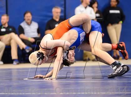 Thumbnail 2 in NCHSAA 4A Wrestling Championships photogallery.