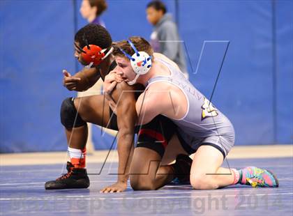 Thumbnail 1 in NCHSAA 4A Wrestling Championships photogallery.