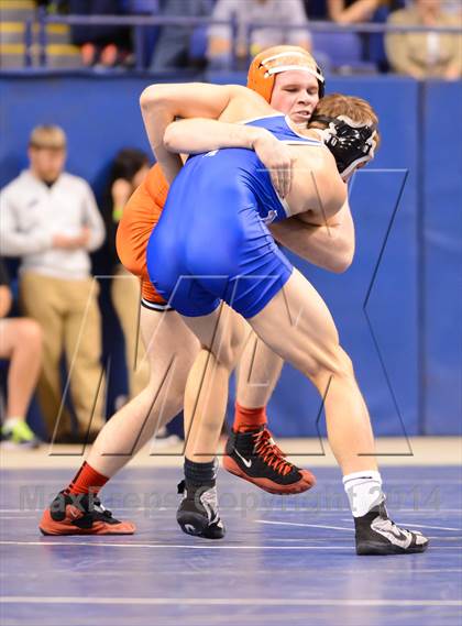 Thumbnail 1 in NCHSAA 4A Wrestling Championships photogallery.