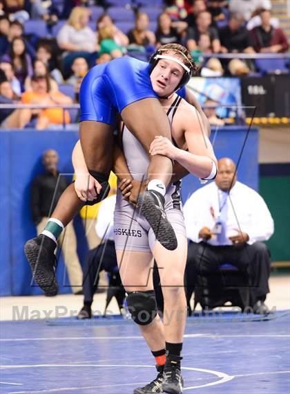 Thumbnail 3 in NCHSAA 4A Wrestling Championships photogallery.