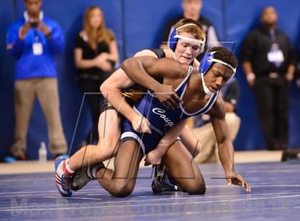 Thumbnail 3 in NCHSAA 4A Wrestling Championships photogallery.