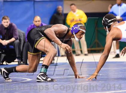 Thumbnail 3 in NCHSAA 4A Wrestling Championships photogallery.