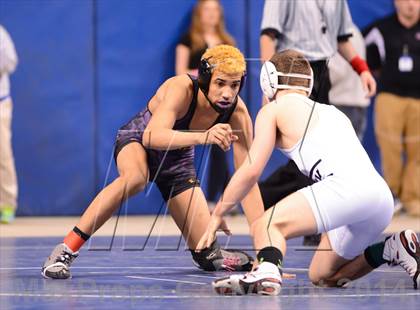 Thumbnail 2 in NCHSAA 4A Wrestling Championships photogallery.