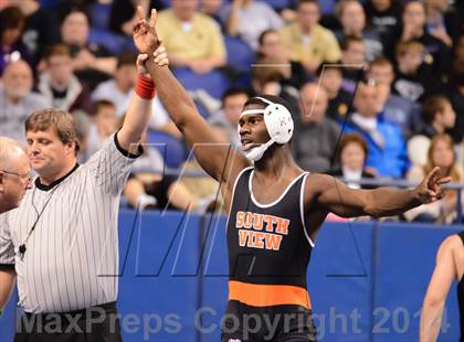 Thumbnail 2 in NCHSAA 4A Wrestling Championships photogallery.