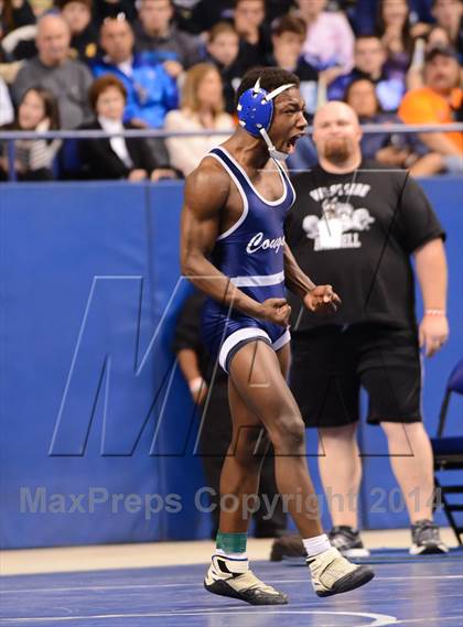 Thumbnail 3 in NCHSAA 4A Wrestling Championships photogallery.