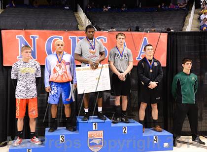 Thumbnail 1 in NCHSAA 4A Wrestling Championships photogallery.