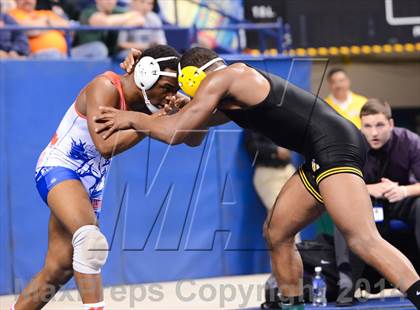 Thumbnail 3 in NCHSAA 4A Wrestling Championships photogallery.