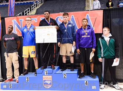 Thumbnail 3 in NCHSAA 4A Wrestling Championships photogallery.
