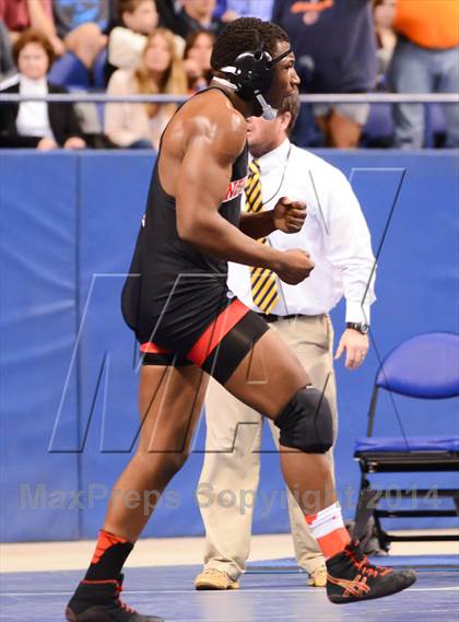 Thumbnail 1 in NCHSAA 4A Wrestling Championships photogallery.