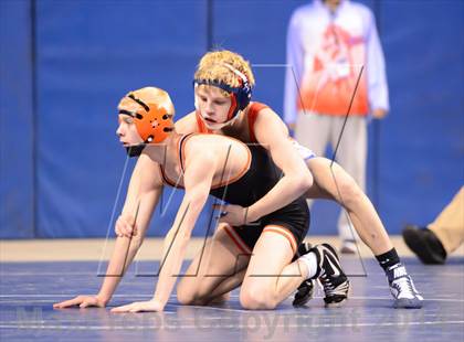 Thumbnail 1 in NCHSAA 4A Wrestling Championships photogallery.