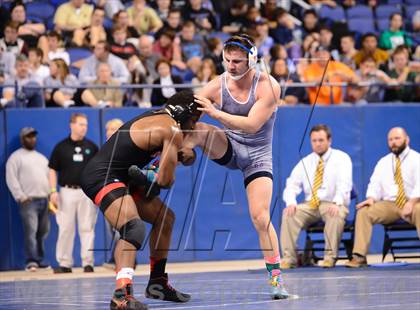Thumbnail 2 in NCHSAA 4A Wrestling Championships photogallery.