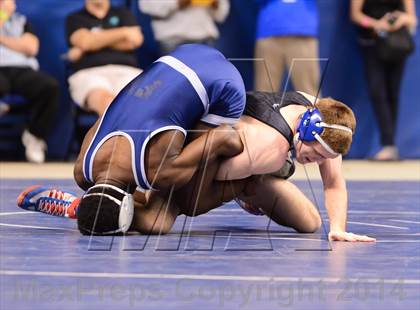 Thumbnail 2 in NCHSAA 4A Wrestling Championships photogallery.