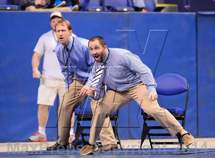 Thumbnail 1 in NCHSAA 4A Wrestling Championships photogallery.