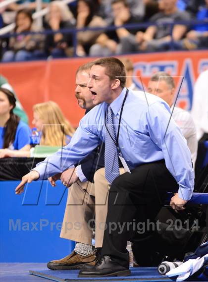 Thumbnail 1 in NCHSAA 4A Wrestling Championships photogallery.