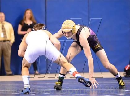 Thumbnail 1 in NCHSAA 4A Wrestling Championships photogallery.