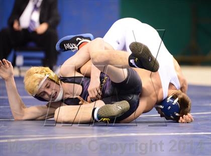 Thumbnail 3 in NCHSAA 4A Wrestling Championships photogallery.