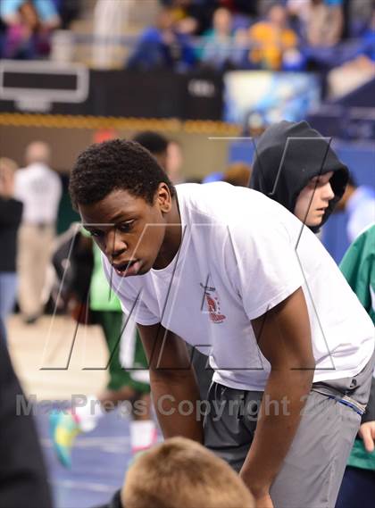 Thumbnail 2 in NCHSAA 4A Wrestling Championships photogallery.