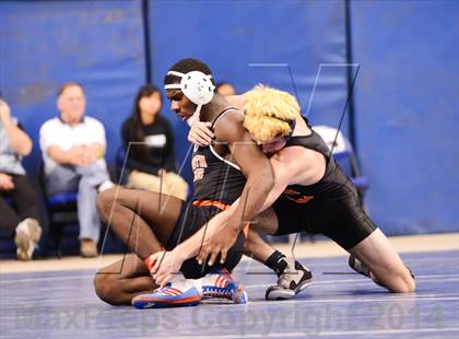 Thumbnail 1 in NCHSAA 4A Wrestling Championships photogallery.