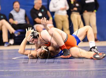 Thumbnail 3 in NCHSAA 4A Wrestling Championships photogallery.