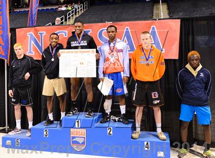 Thumbnail 2 in NCHSAA 4A Wrestling Championships photogallery.