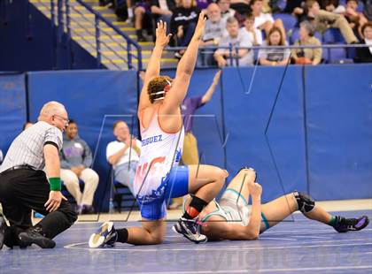 Thumbnail 1 in NCHSAA 4A Wrestling Championships photogallery.