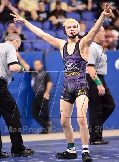 Thumbnail 3 in NCHSAA 4A Wrestling Championships photogallery.