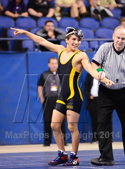 Thumbnail 2 in NCHSAA 4A Wrestling Championships photogallery.