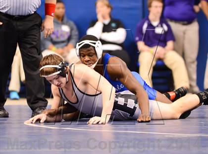 Thumbnail 2 in NCHSAA 4A Wrestling Championships photogallery.