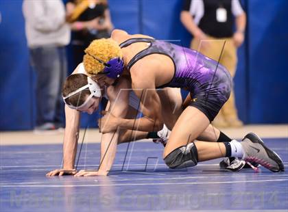 Thumbnail 1 in NCHSAA 4A Wrestling Championships photogallery.