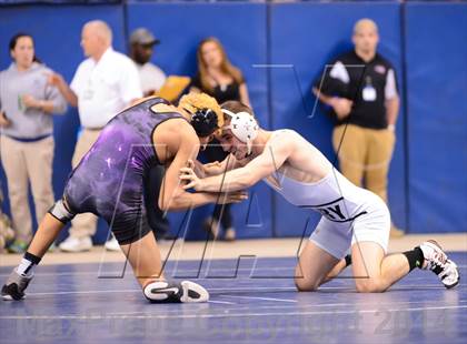 Thumbnail 3 in NCHSAA 4A Wrestling Championships photogallery.