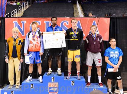 Thumbnail 2 in NCHSAA 4A Wrestling Championships photogallery.