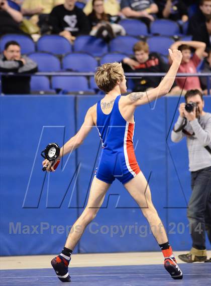 Thumbnail 2 in NCHSAA 4A Wrestling Championships photogallery.