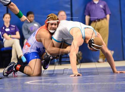 Thumbnail 3 in NCHSAA 4A Wrestling Championships photogallery.