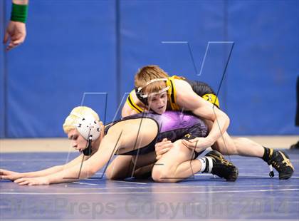 Thumbnail 2 in NCHSAA 4A Wrestling Championships photogallery.