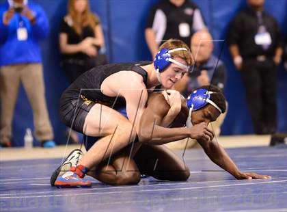 Thumbnail 1 in NCHSAA 4A Wrestling Championships photogallery.