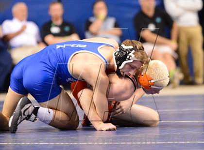 Thumbnail 1 in NCHSAA 4A Wrestling Championships photogallery.