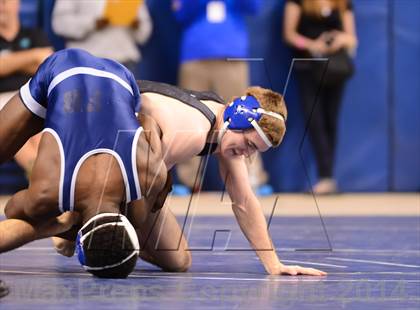 Thumbnail 1 in NCHSAA 4A Wrestling Championships photogallery.