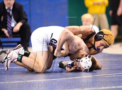 Thumbnail 1 in NCHSAA 4A Wrestling Championships photogallery.