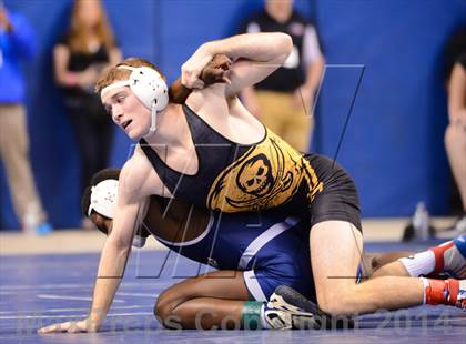 Thumbnail 3 in NCHSAA 4A Wrestling Championships photogallery.