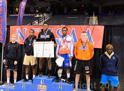 Thumbnail 3 in NCHSAA 4A Wrestling Championships photogallery.