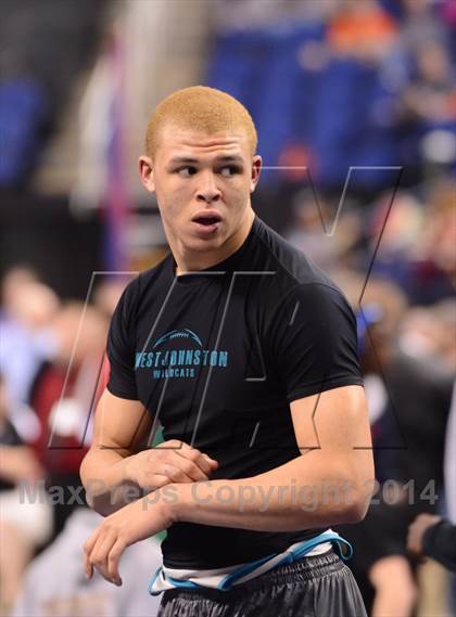 Thumbnail 1 in NCHSAA 4A Wrestling Championships photogallery.