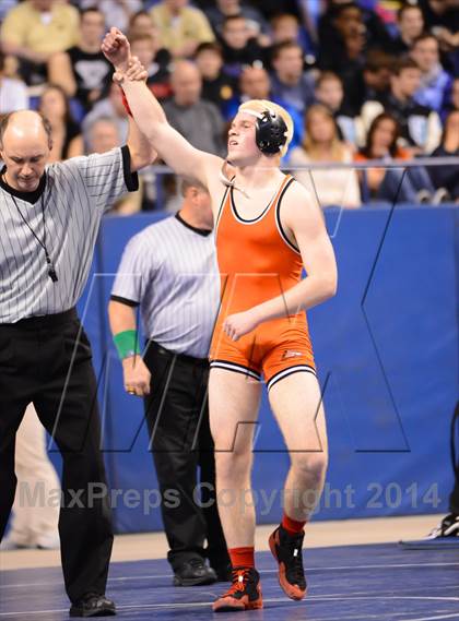 Thumbnail 1 in NCHSAA 4A Wrestling Championships photogallery.