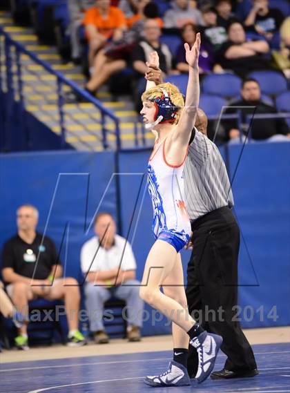 Thumbnail 3 in NCHSAA 4A Wrestling Championships photogallery.