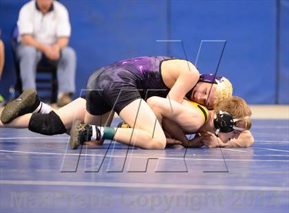 Thumbnail 1 in NCHSAA 4A Wrestling Championships photogallery.
