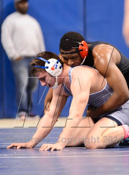 Thumbnail 2 in NCHSAA 4A Wrestling Championships photogallery.