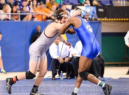 Thumbnail 2 in NCHSAA 4A Wrestling Championships photogallery.