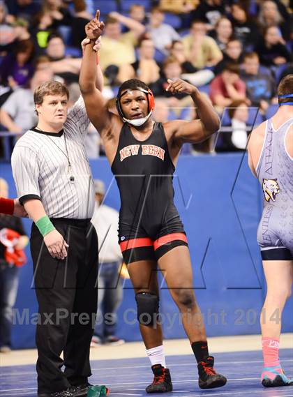 Thumbnail 3 in NCHSAA 4A Wrestling Championships photogallery.
