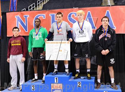 Thumbnail 1 in NCHSAA 4A Wrestling Championships photogallery.