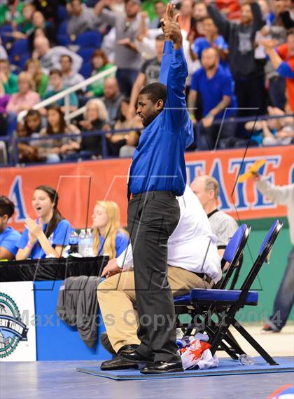 Thumbnail 3 in NCHSAA 4A Wrestling Championships photogallery.