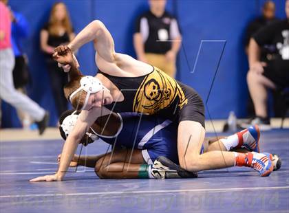 Thumbnail 2 in NCHSAA 4A Wrestling Championships photogallery.